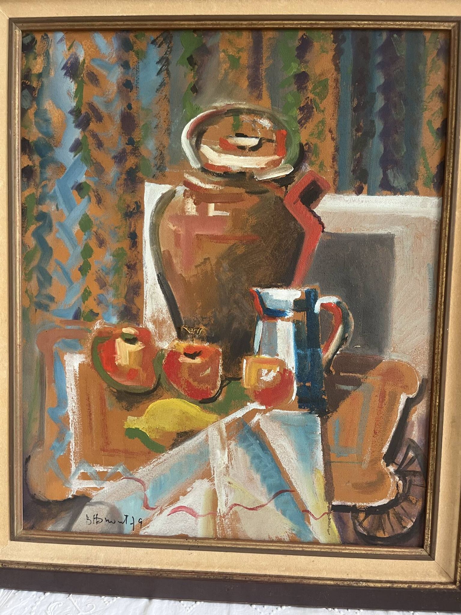 Nature morte DLG de Matisse signée et datée de 1979