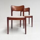 Set reupholstered Ole chairs by Niels Koefoed (2), 1960s