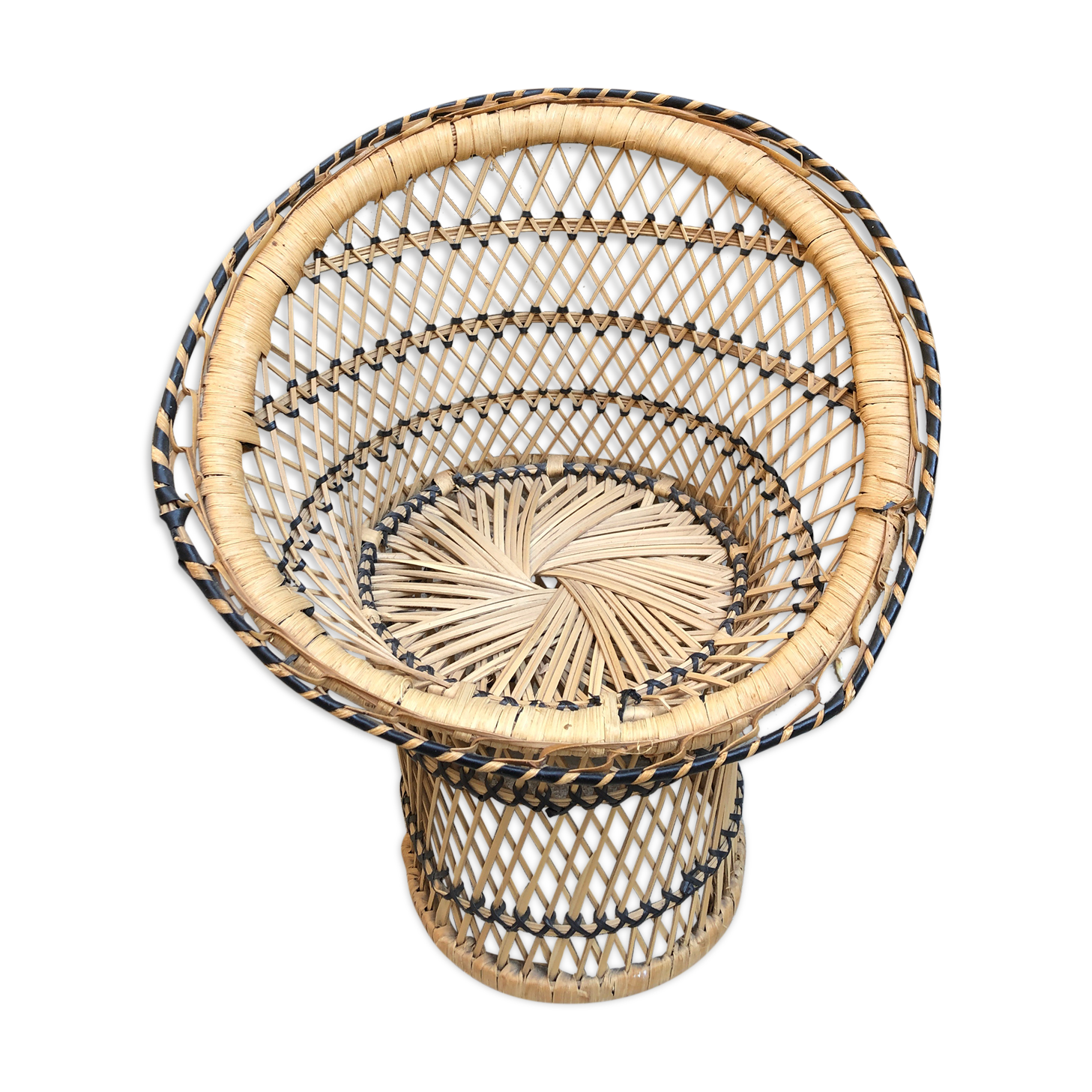 Wicker chair for doll