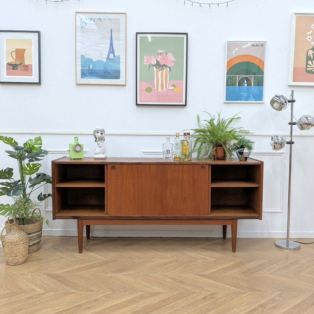 Vintage teak enfilade from the 1960s.