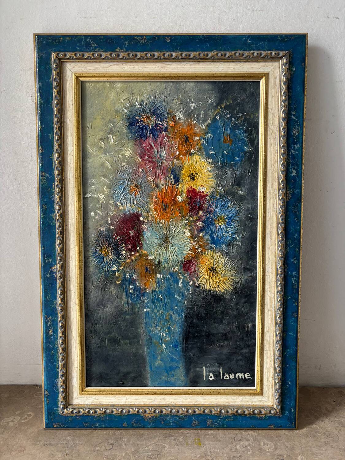 Signed bouquet of flowers