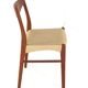 Set of 4 Arne Wahl Iversen for Glyngore papercord chairs 'Naerem'