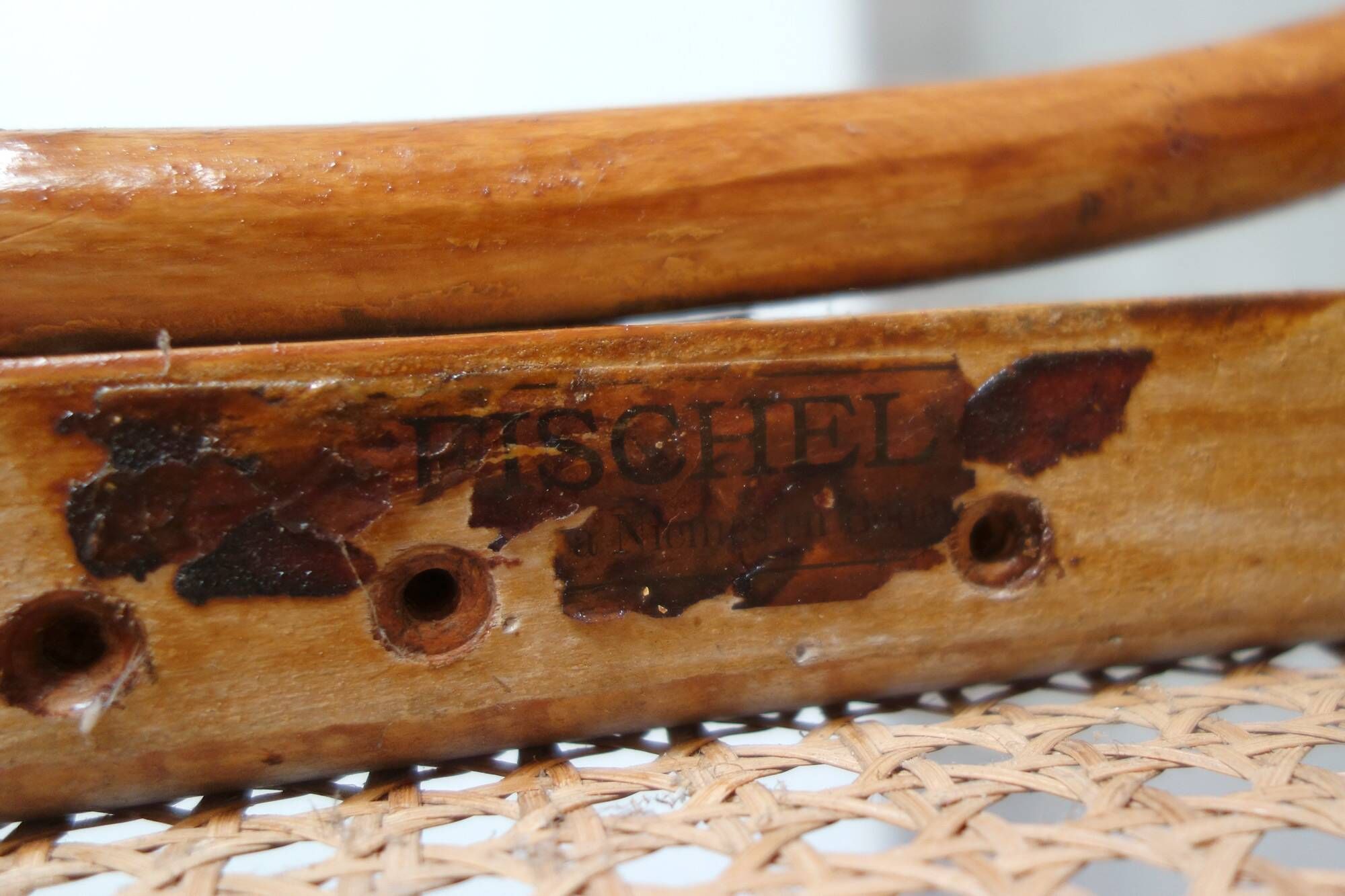 Fauteuil à crémaillère Fischel vers 1900