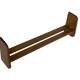 Vintage wooden wall shelve rack bookshelf in wood minimalist