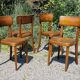 4 chaises bistrot Horgen-Glaris années 50