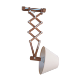 Sconce vintage wooden accordion
