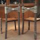 Chaises vintage en bois et corde 1950s