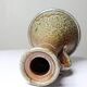 Vintage candlestick or soliflore in glazed stoneware signed Le Don.