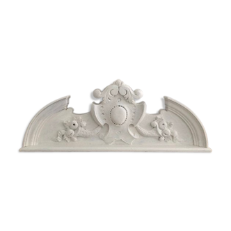 Fronton ancien dessus de porte décoration