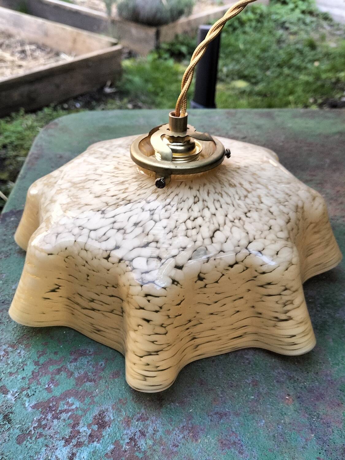 Clichy glass pendant light