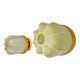 Pair of "cocoon" wall lights, resin and pine, Italy, 1970