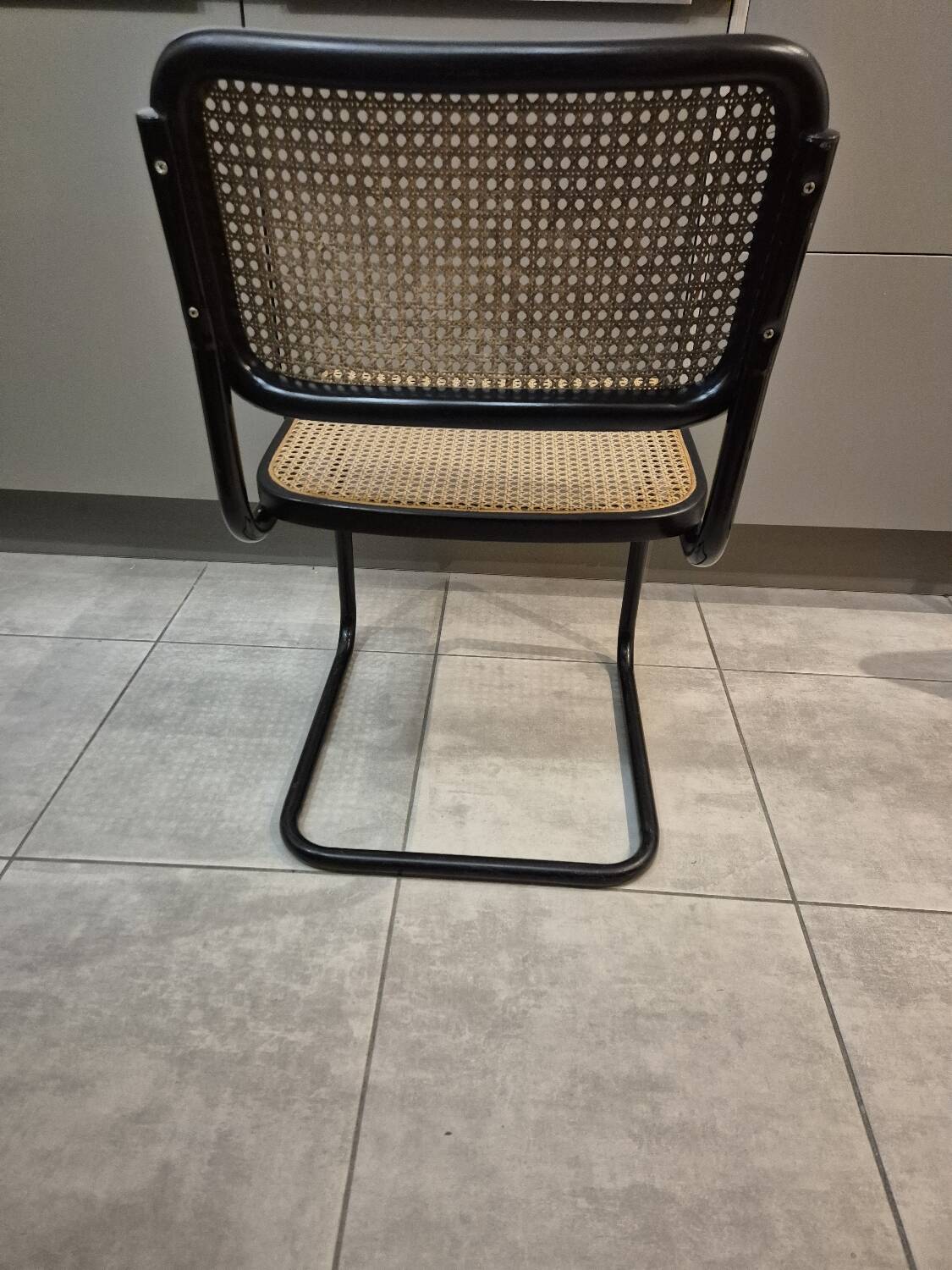 Chair B32 Marcel Breuer - black chrome