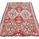 Vintage Turkish kilim, handwoven, 140x191 cm.