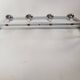 Chrome coat rack