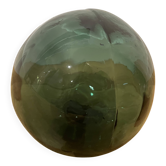 Floating fishing ball in glass