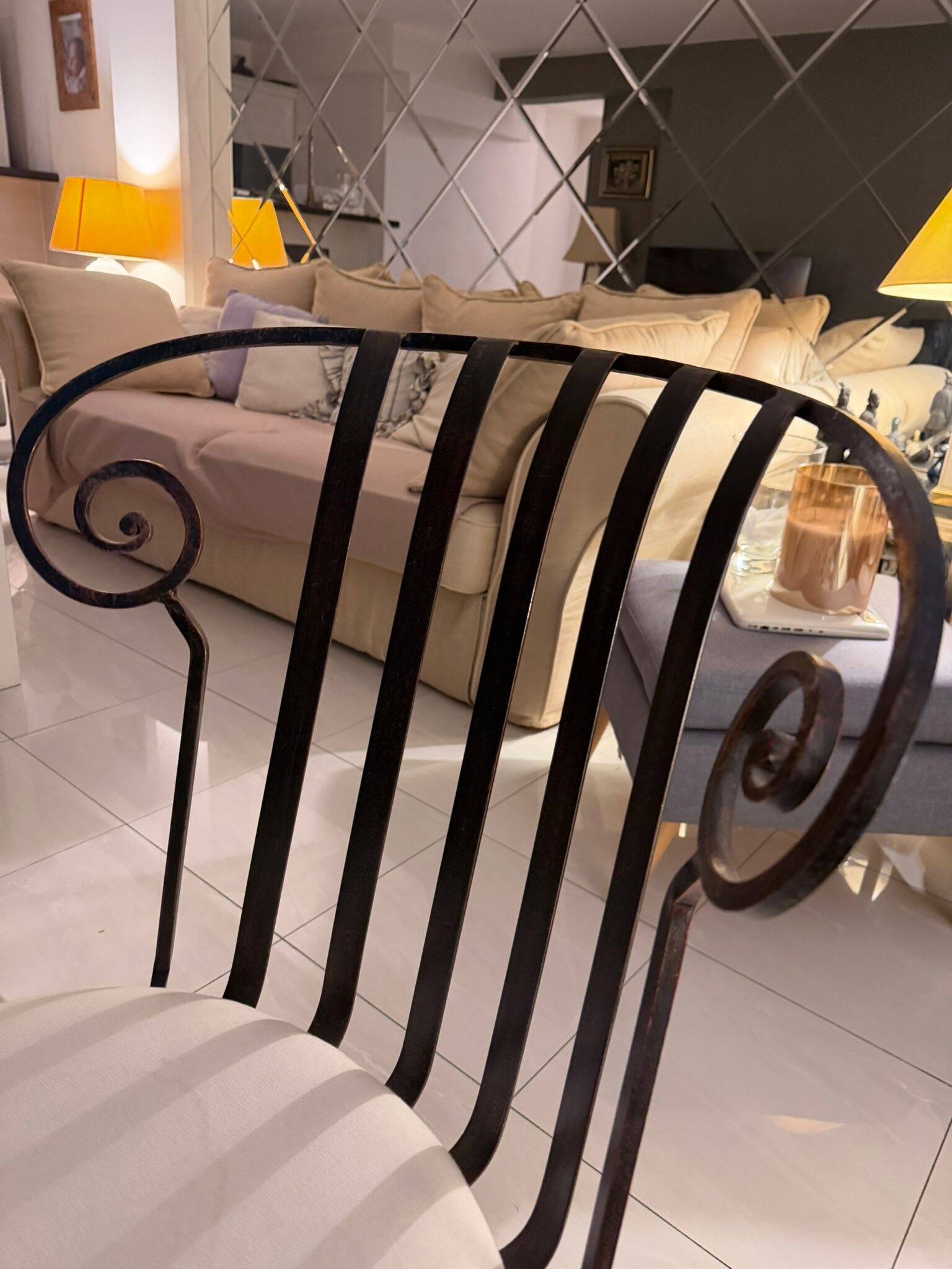 Roche Bobois table and chairs set