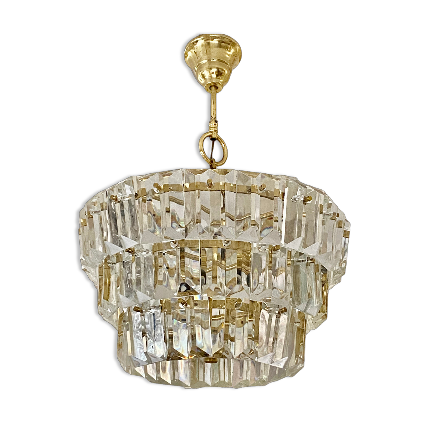 Kinkeldey chandelier 3 levels 1970