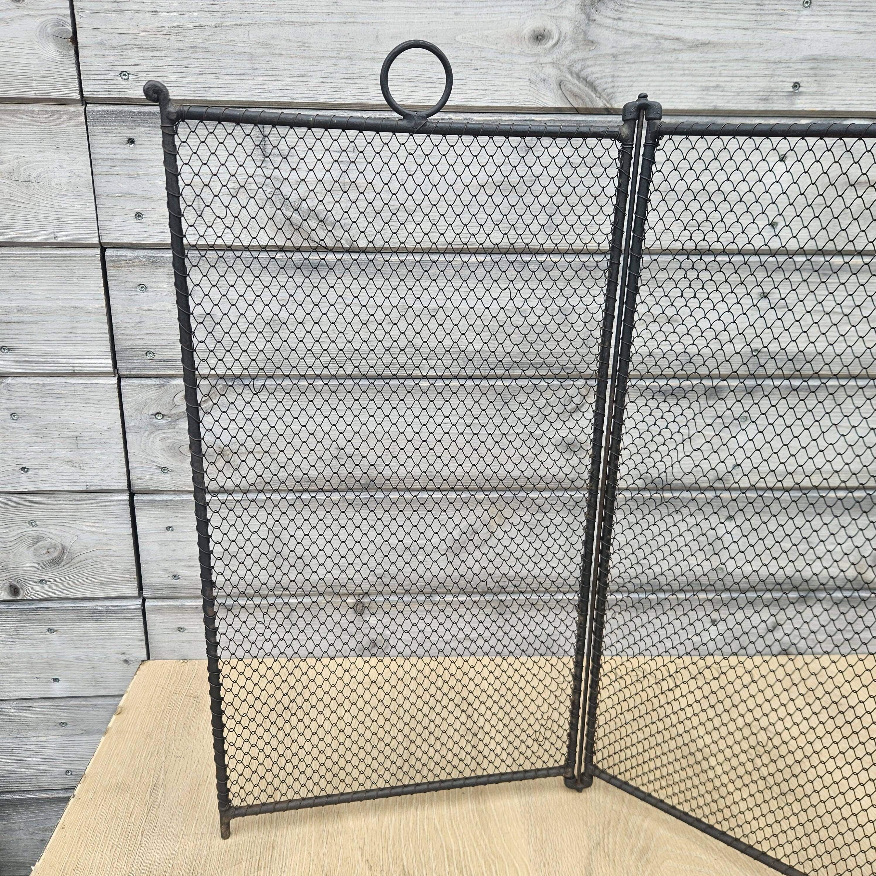 19th-century fireplace screen