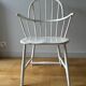 fauteuil bois -Suède années 50/60
