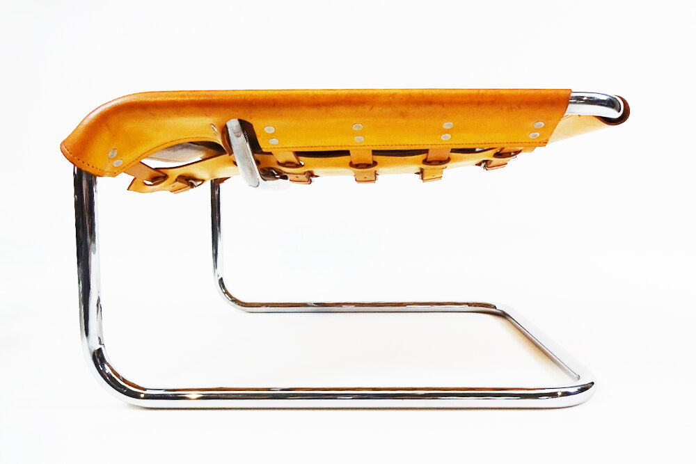 Marcel Breuer B35 armchair and footstool
