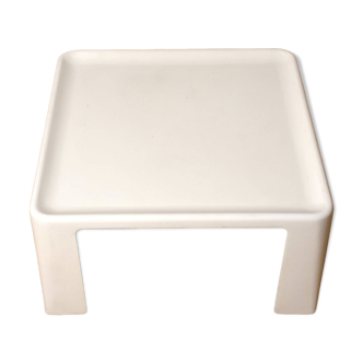 Table basse « Amanta » en fibre de verre blanche par Mario Bellini pour C&B Italie, années 1960