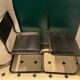 2 leather chairs in Bauhaus style