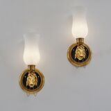 Appliques vintage en laiton