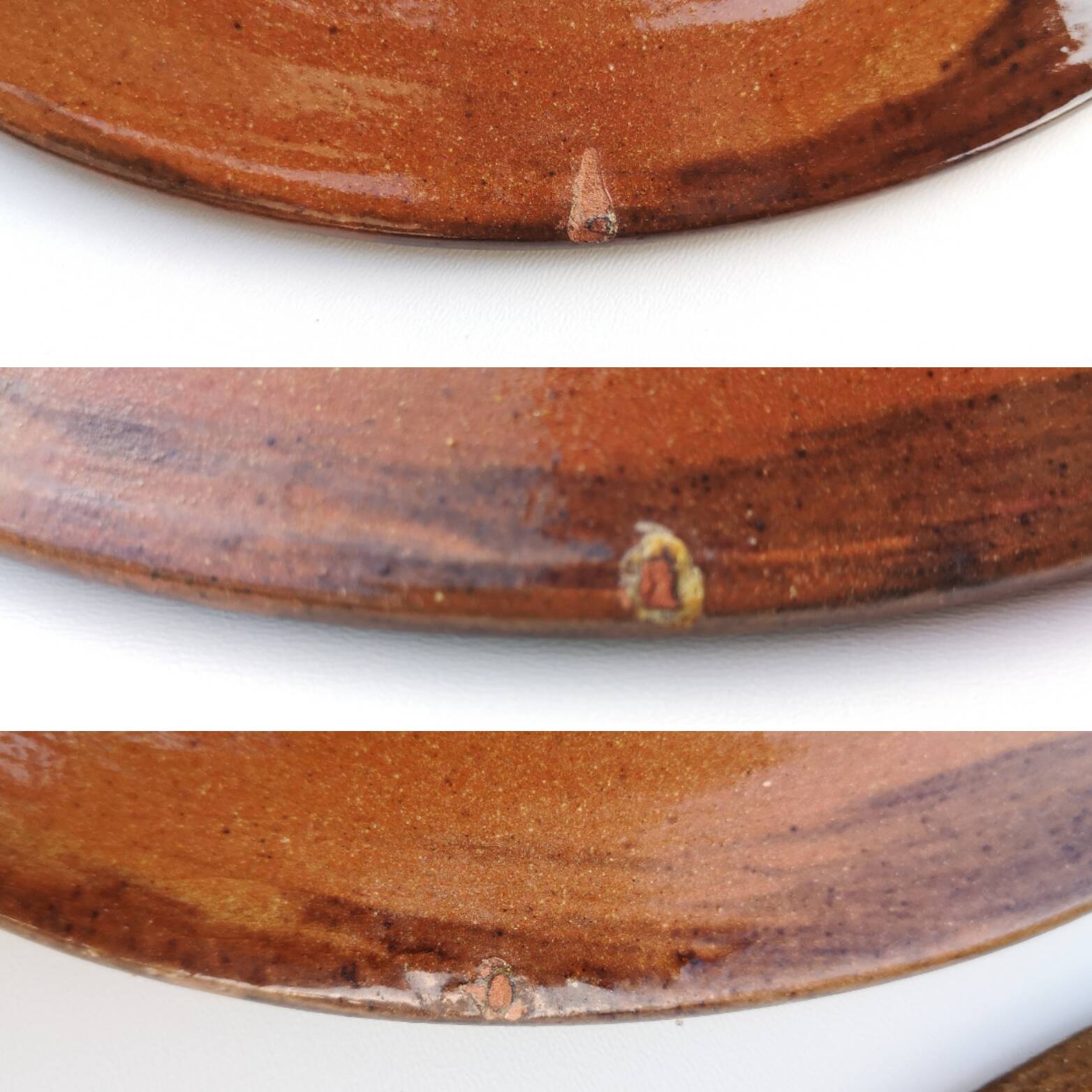 Plates, Puygdemont ceramics, vintage