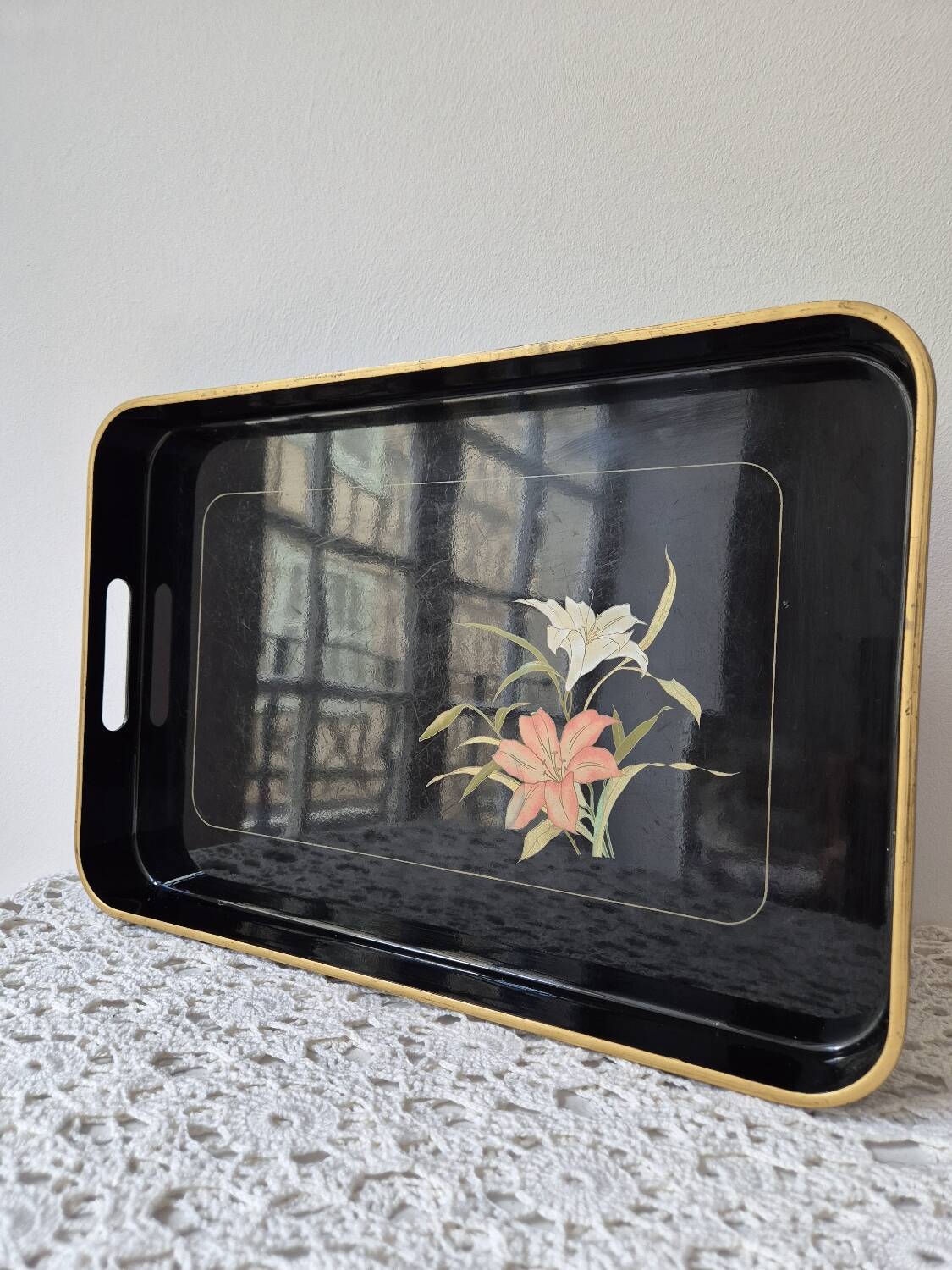 Large Japanese style tray - Vintage