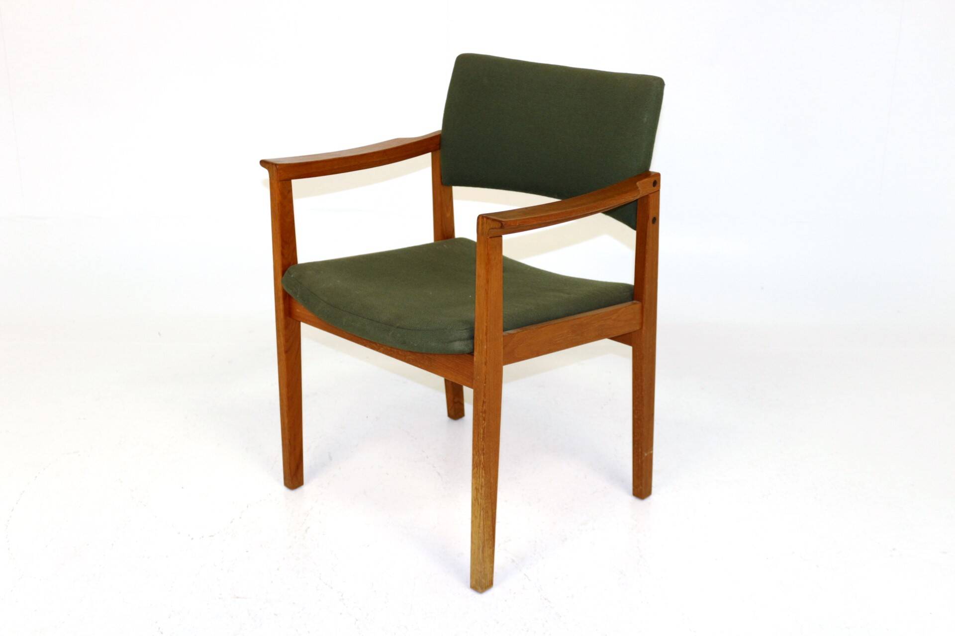 Scandinavian teak office armchair, Høng Stolefabrik, Denmark, 1960s