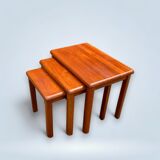 Mid-century teak nesting tables by Salling Stolefabrik, Denmark, 1960s