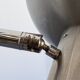 Floor lamp with 2 spots from the 60s/70s
