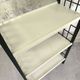 Vintage shelf in black and white wood