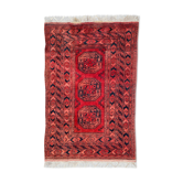 Ancient carpet turkmen ersari afghan 137x203 cm
