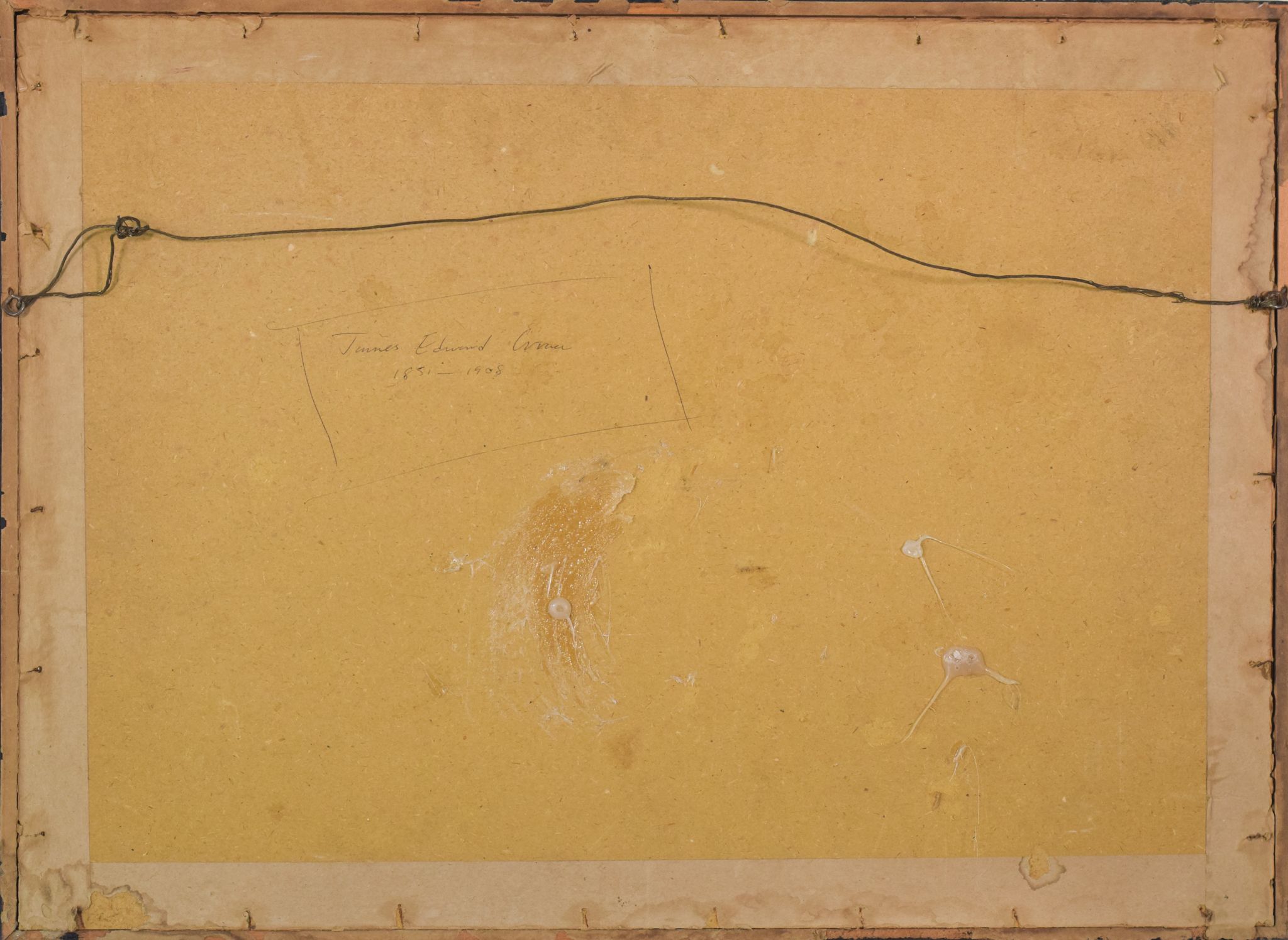 Aquarelle 'Paysage rural' par James Edward Grace
