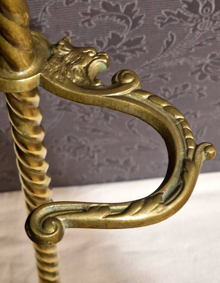 Napoleon III brass serving set