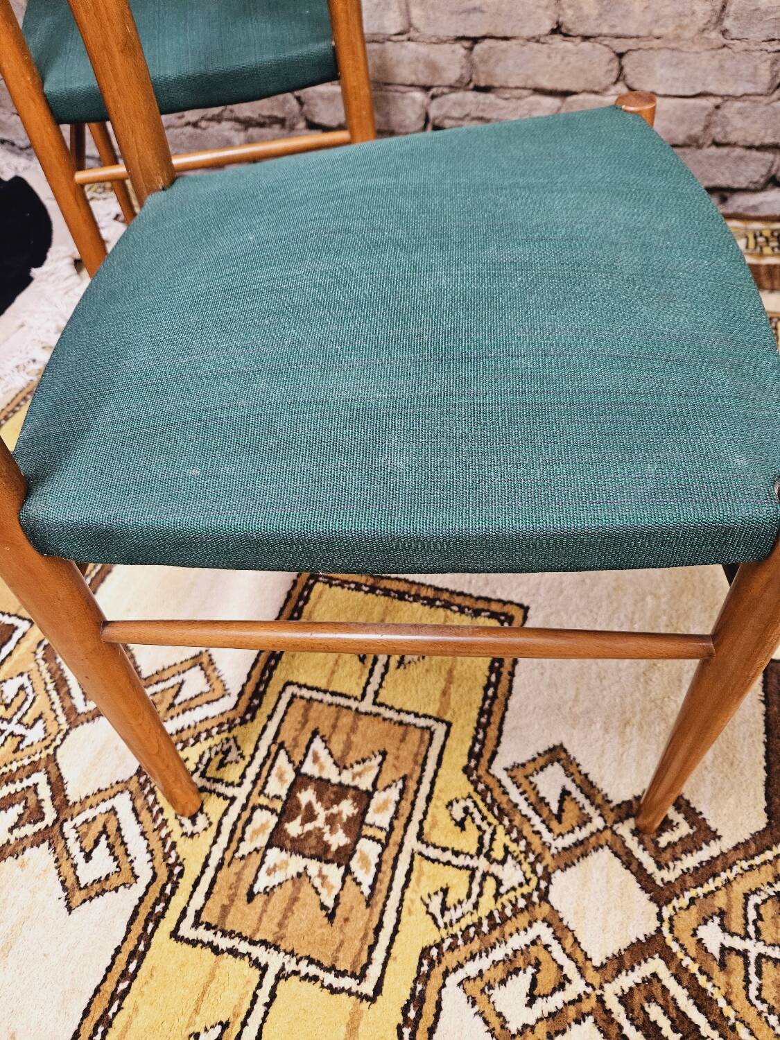 Set of 4 Scandinavian teak chairs by LÜBKE 1960