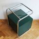 Bauhaus Style Tubular Steel Bedside Cabinet, Czechoslovakia 1940s