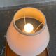 Vintage table lamp in crackled ceramic