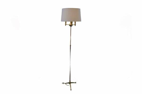 Neoclassical floor lamp by Henri Petitot for the Petitot workshop Paris France 1930s