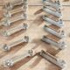 12 Art Deco frosted glass animal knife rests 1930