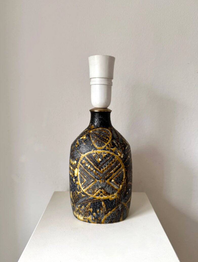 table lamp, faience by Nils Thorsson for Royal Copenhagen, 1970s