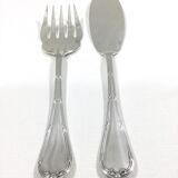 Christofle - Fish Service Cutlery Model Cross Ribbons