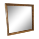 Miroir carré doré à la feuille d'or - 47x47cm