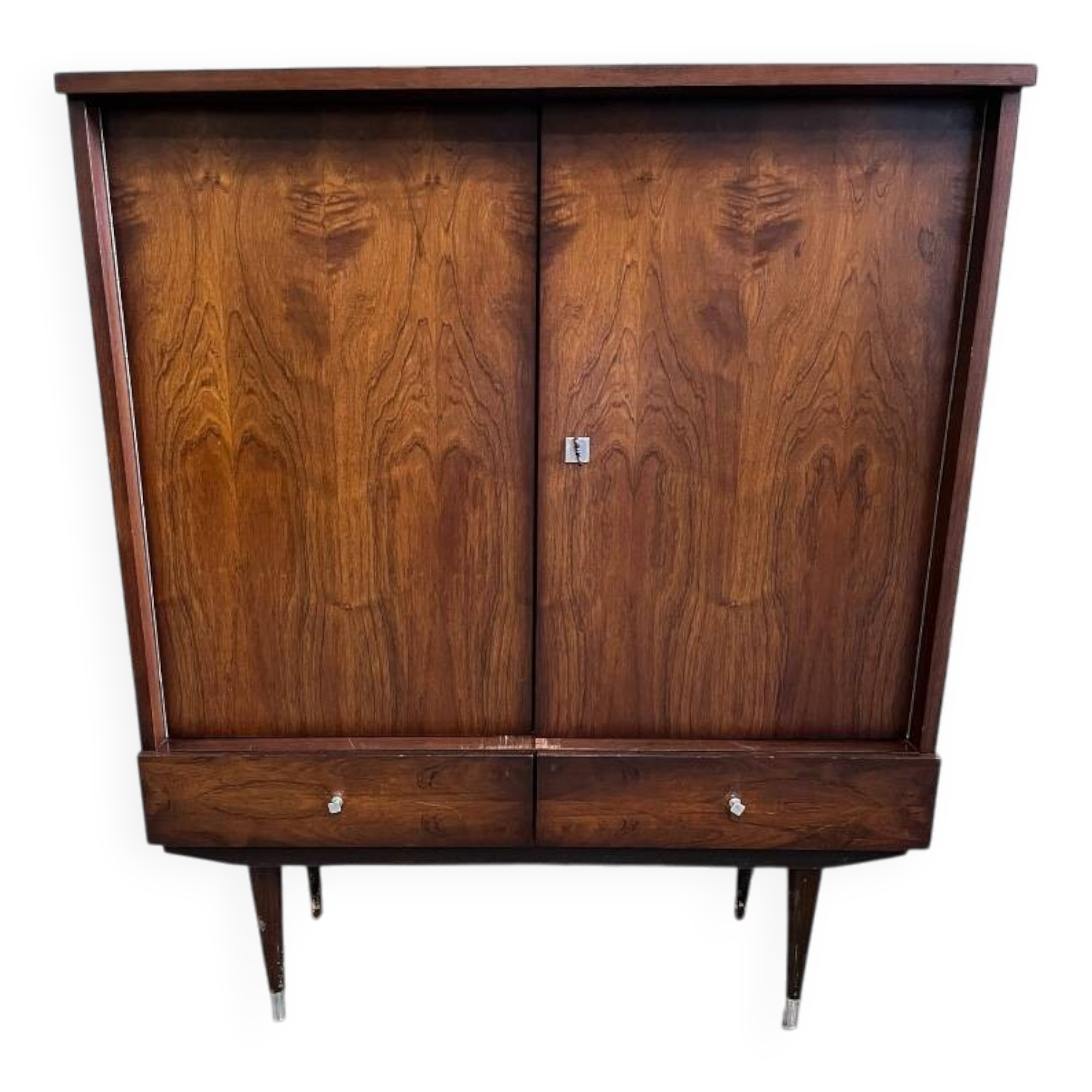 Vintage wooden wardrobe / retro wardrobe