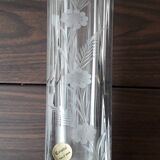 Cut crystal vase
