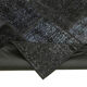 Handmade anatolian overdyed 171 cm x 247 cm black patchwork carpet