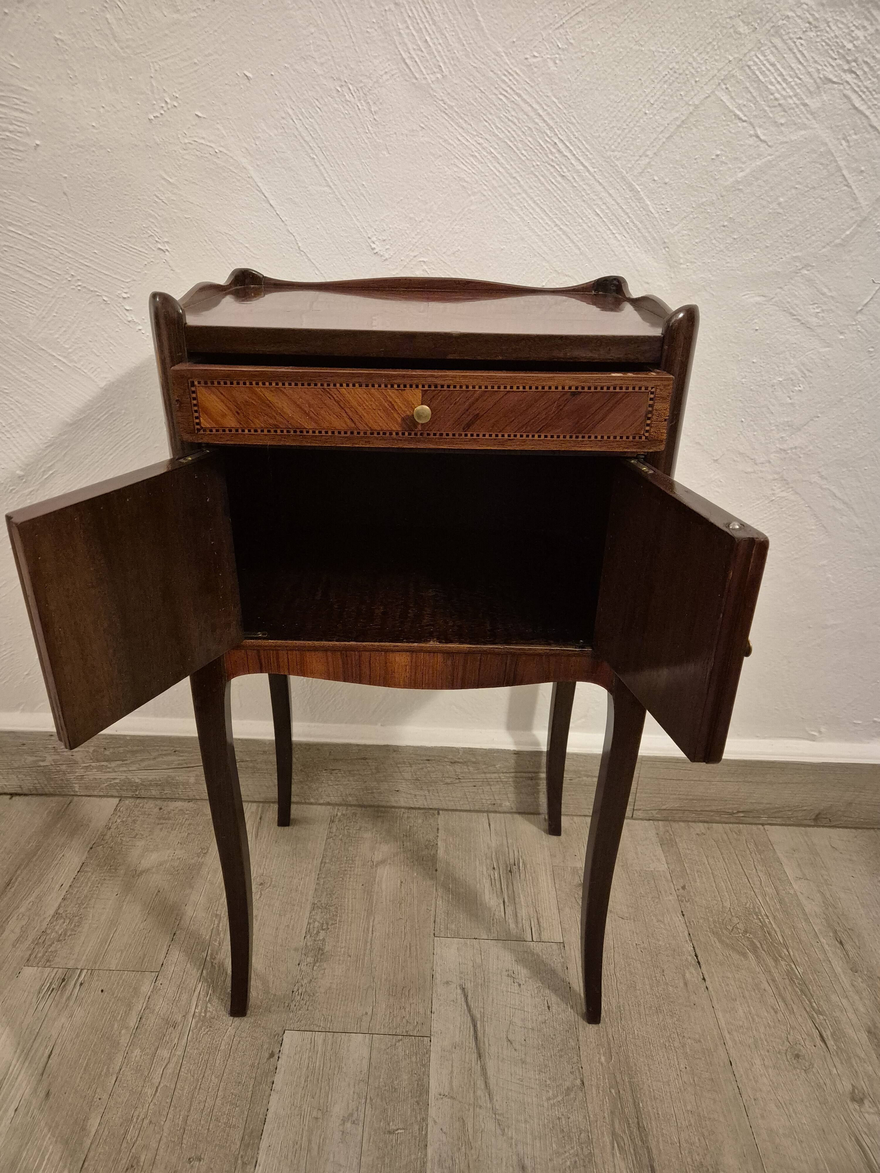 Louis XV style bedside table