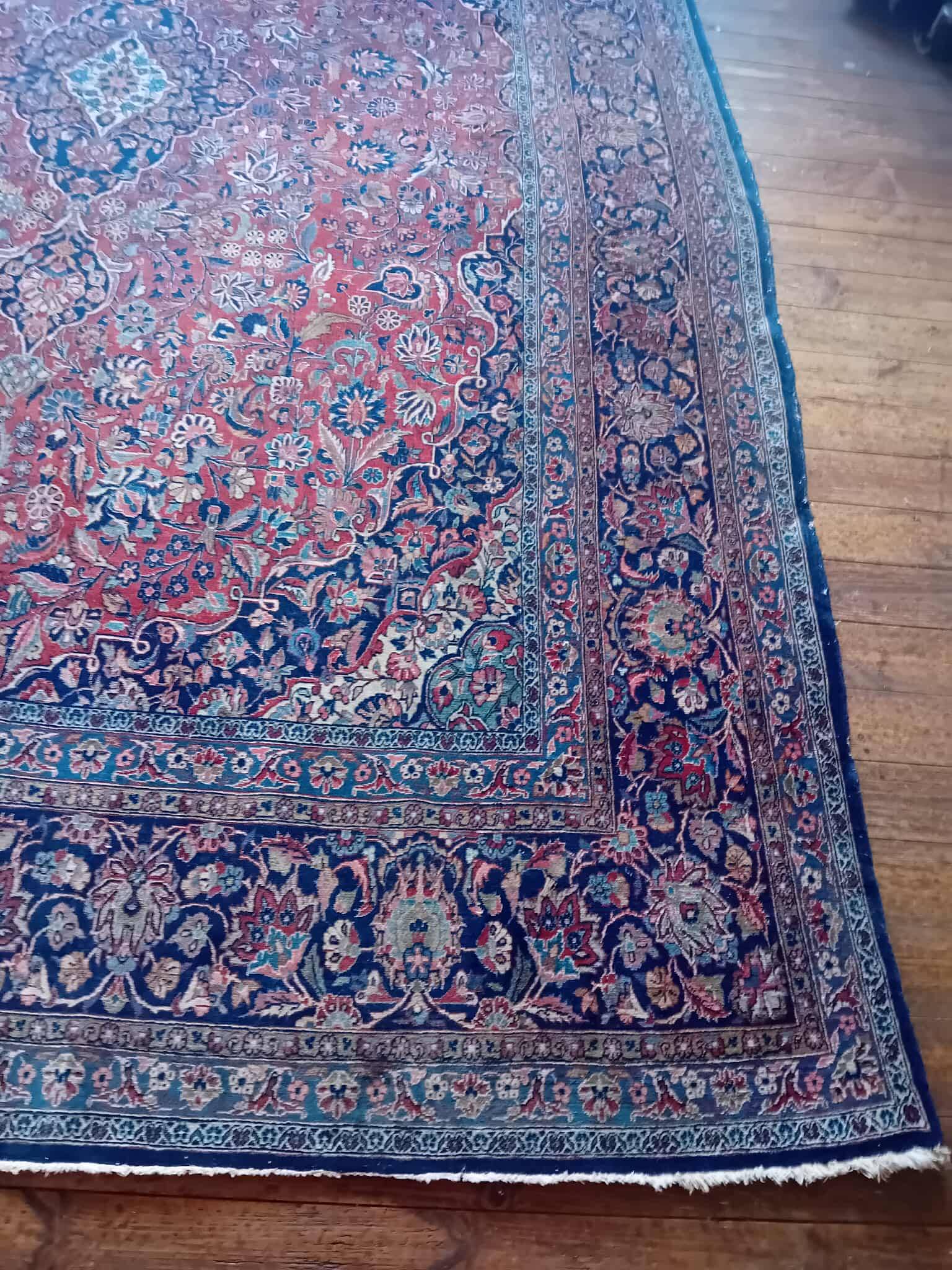 Antique XXL Persian Tabriz Rug 360x253cm