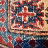 Afghan wool rug Uzrek Kazak region 155x113